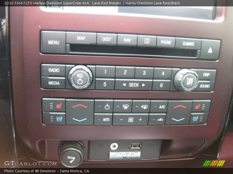 Controls of 2010 F150 Harley-Davidson SuperCrew 4x4