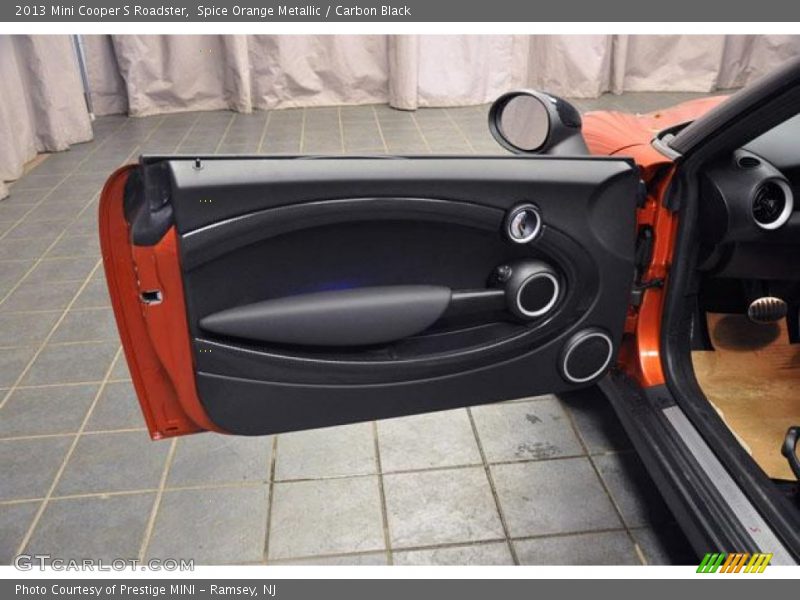 Spice Orange Metallic / Carbon Black 2013 Mini Cooper S Roadster