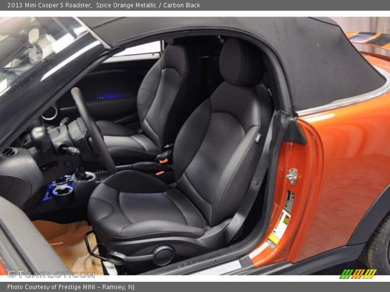 Spice Orange Metallic / Carbon Black 2013 Mini Cooper S Roadster