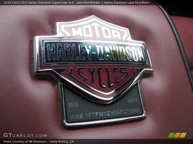Lava Red Metallic / Harley Davidson Lava Red/Black 2010 Ford F150 Harley-Davidson SuperCrew 4x4