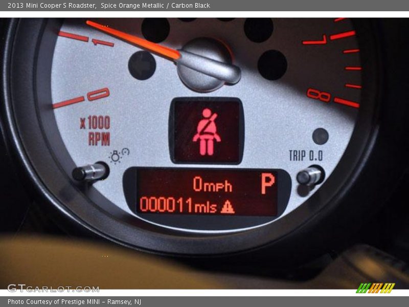 Spice Orange Metallic / Carbon Black 2013 Mini Cooper S Roadster
