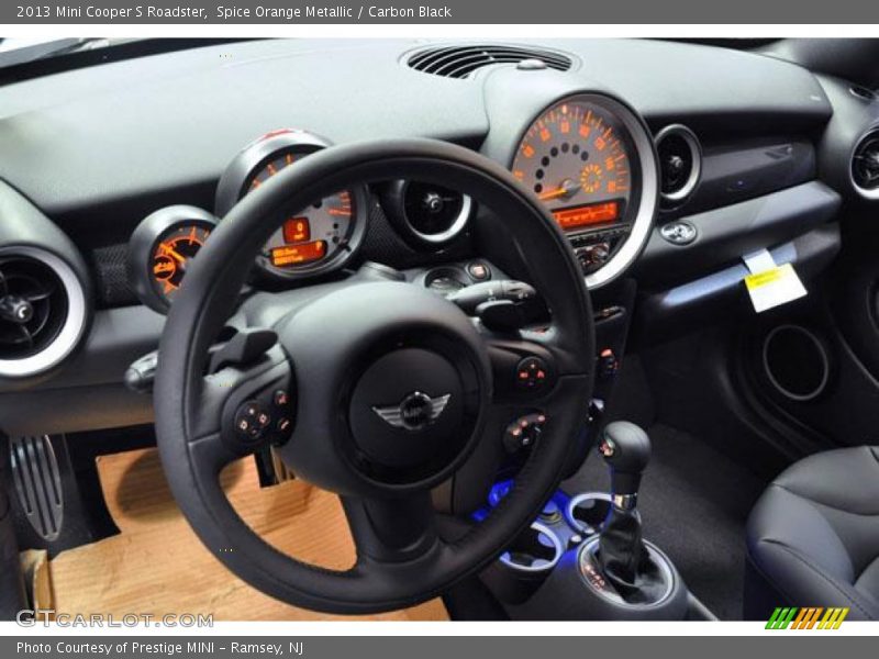 Spice Orange Metallic / Carbon Black 2013 Mini Cooper S Roadster