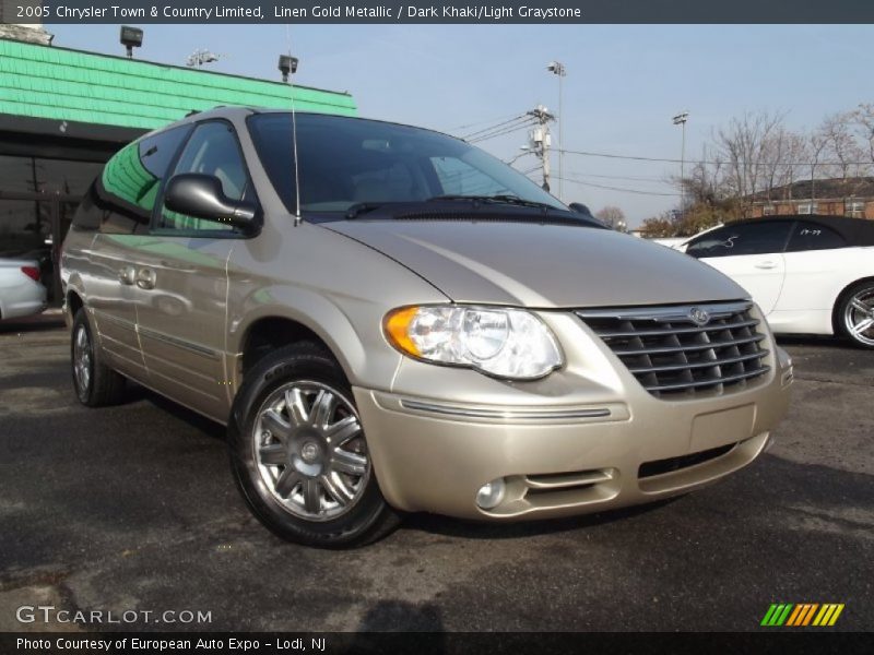 Linen Gold Metallic / Dark Khaki/Light Graystone 2005 Chrysler Town & Country Limited