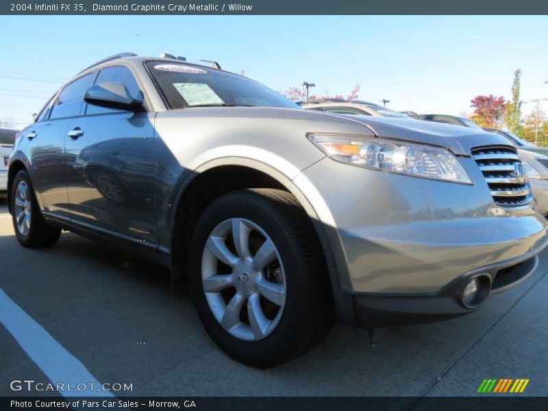 Diamond Graphite Gray Metallic / Willow 2004 Infiniti FX 35