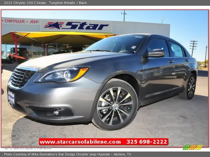 Tungsten Metallic / Black 2013 Chrysler 200 S Sedan