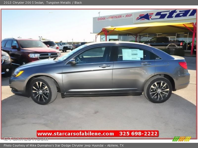 Tungsten Metallic / Black 2013 Chrysler 200 S Sedan