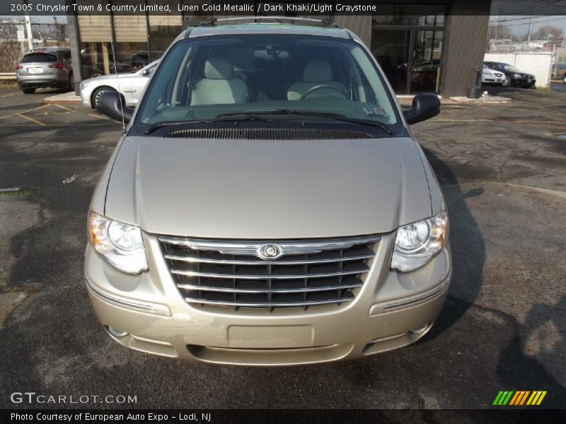 Linen Gold Metallic / Dark Khaki/Light Graystone 2005 Chrysler Town & Country Limited