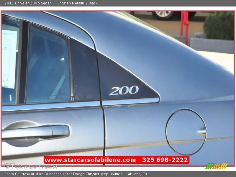 Tungsten Metallic / Black 2013 Chrysler 200 S Sedan