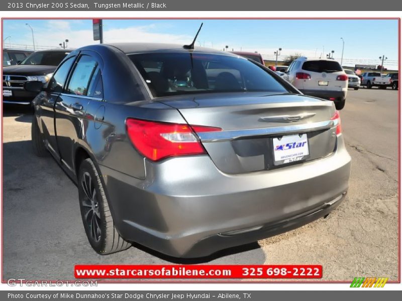 Tungsten Metallic / Black 2013 Chrysler 200 S Sedan
