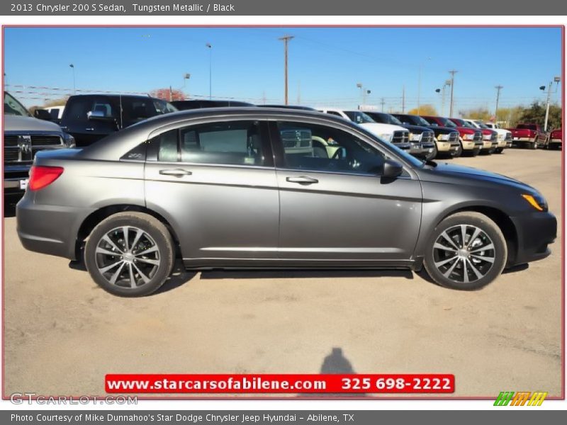 Tungsten Metallic / Black 2013 Chrysler 200 S Sedan