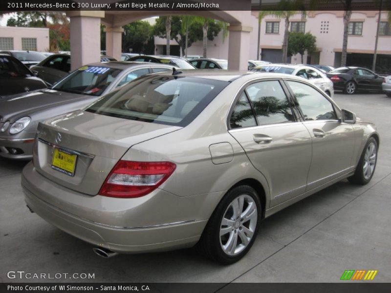 Pearl Beige Metallic / Almond/Mocha 2011 Mercedes-Benz C 300 Luxury