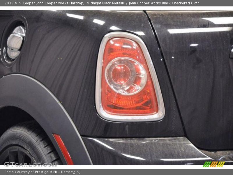 Midnight Black Metallic / John Cooper Works Black Checkered Cloth 2013 Mini Cooper John Cooper Works Hardtop