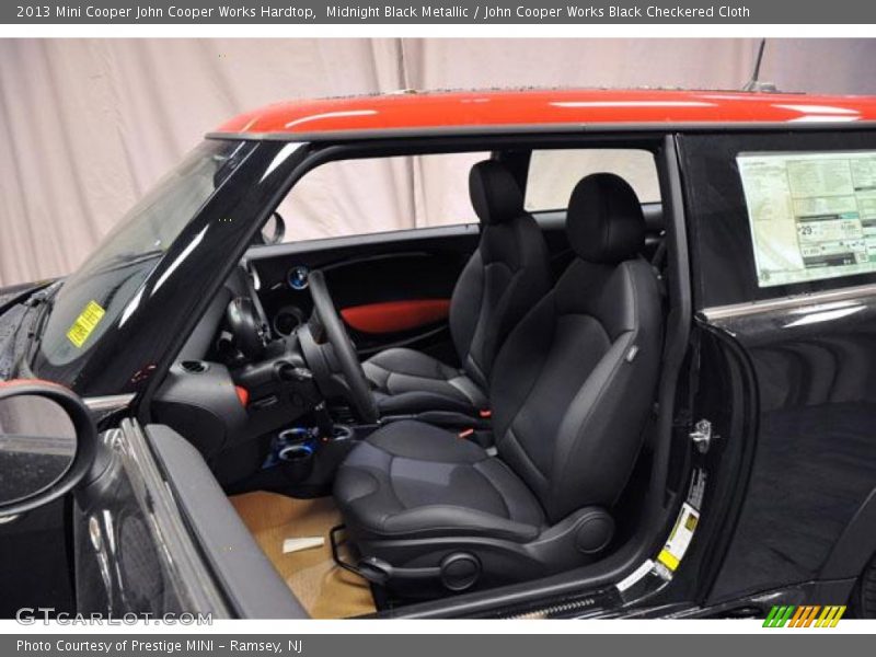 Front Seat of 2013 Cooper John Cooper Works Hardtop