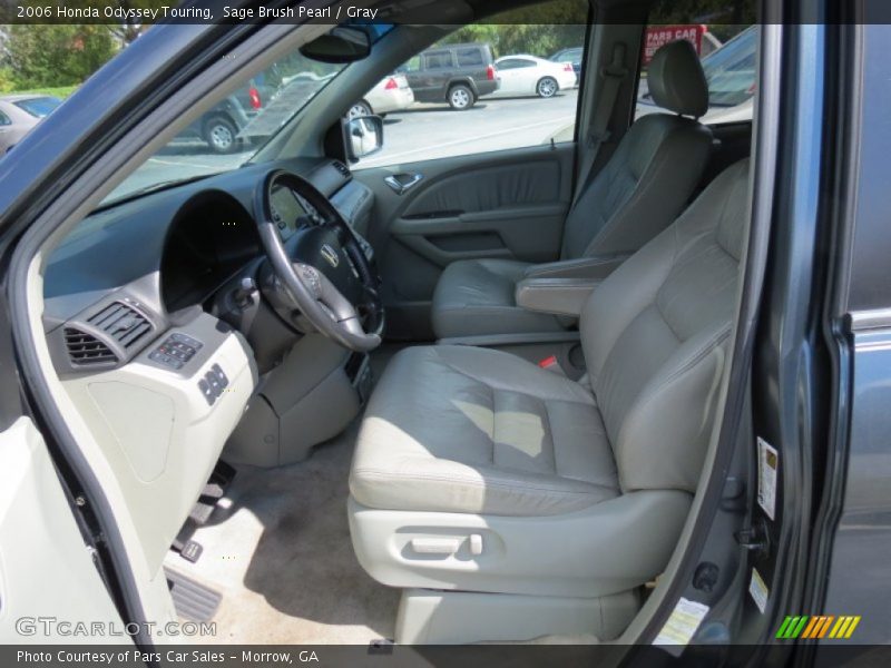 Sage Brush Pearl / Gray 2006 Honda Odyssey Touring