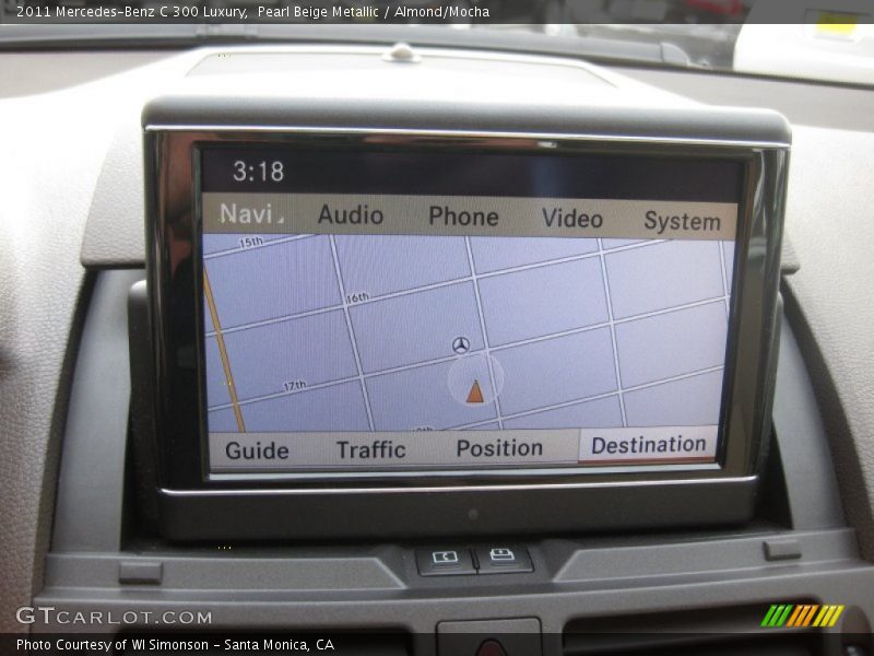 Pearl Beige Metallic / Almond/Mocha 2011 Mercedes-Benz C 300 Luxury