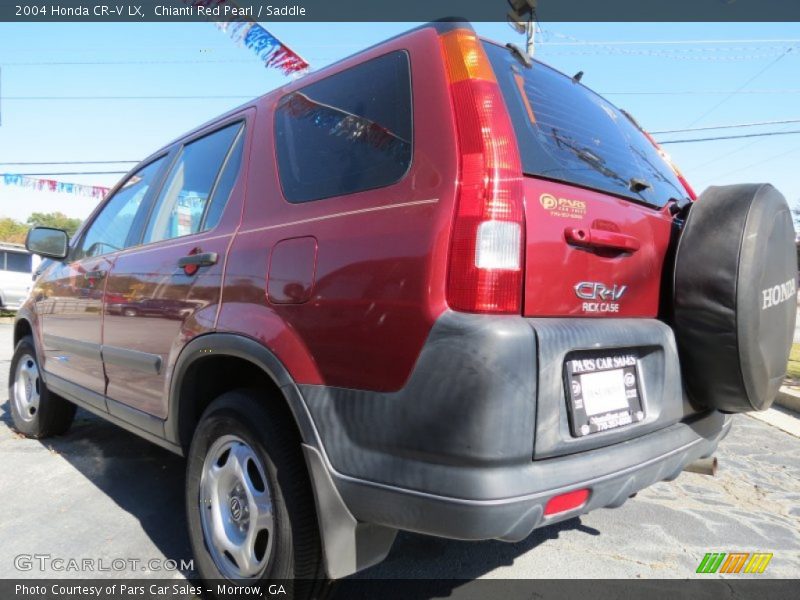 Chianti Red Pearl / Saddle 2004 Honda CR-V LX