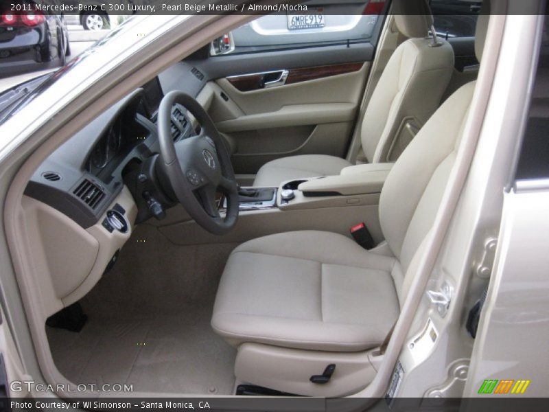 Pearl Beige Metallic / Almond/Mocha 2011 Mercedes-Benz C 300 Luxury