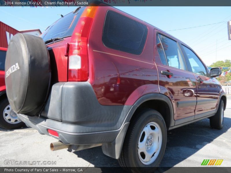 Chianti Red Pearl / Saddle 2004 Honda CR-V LX
