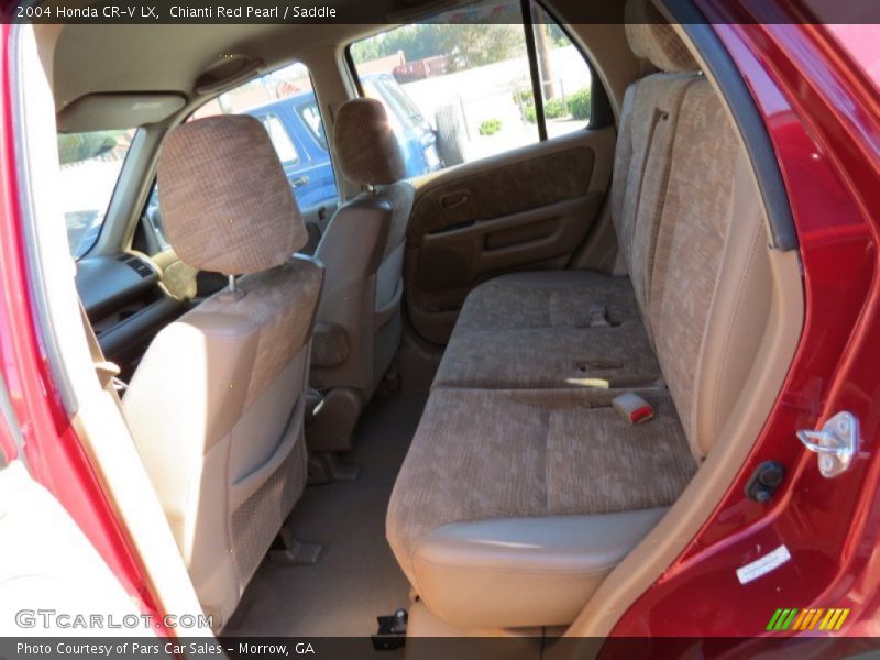 Chianti Red Pearl / Saddle 2004 Honda CR-V LX