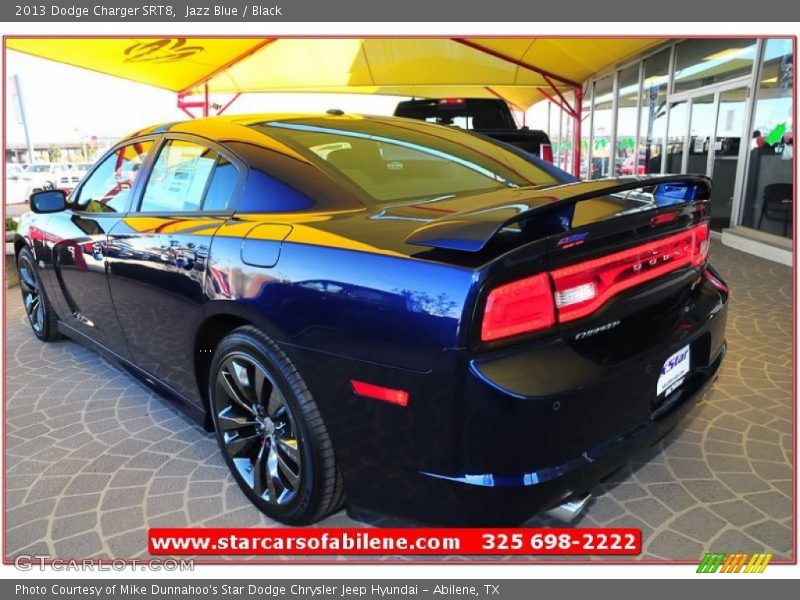 Jazz Blue / Black 2013 Dodge Charger SRT8