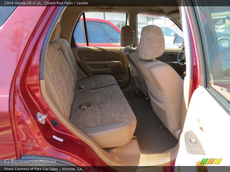 Chianti Red Pearl / Saddle 2004 Honda CR-V LX