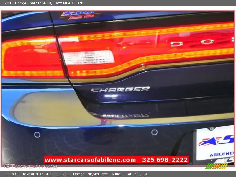 Jazz Blue / Black 2013 Dodge Charger SRT8