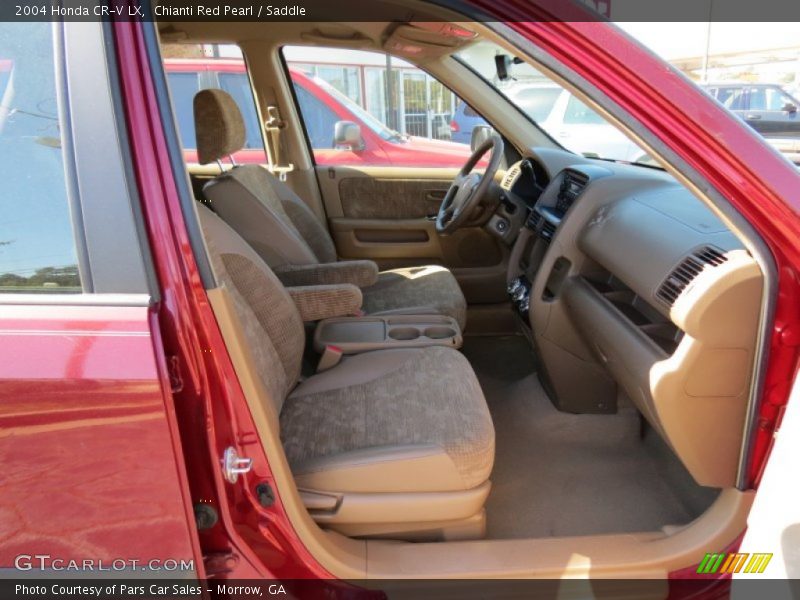 Chianti Red Pearl / Saddle 2004 Honda CR-V LX