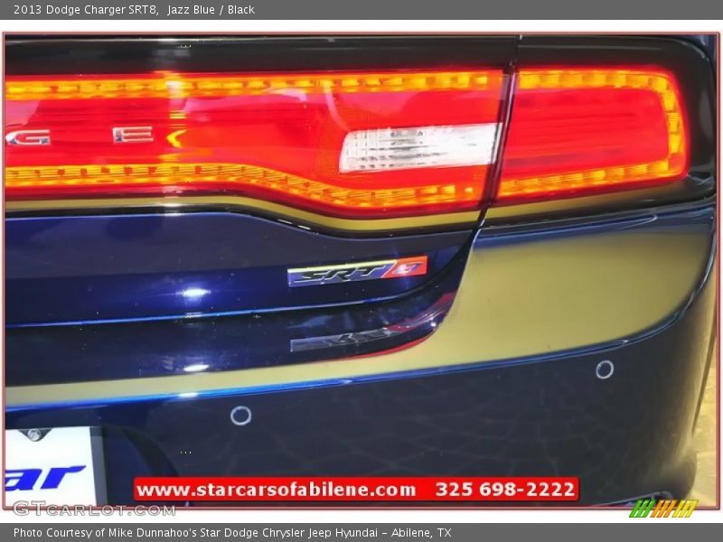 Jazz Blue / Black 2013 Dodge Charger SRT8