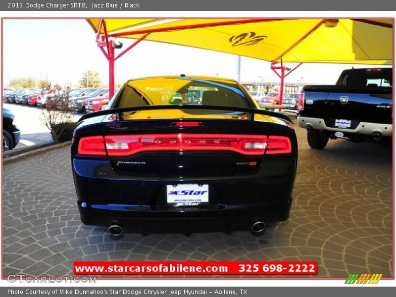 Jazz Blue / Black 2013 Dodge Charger SRT8