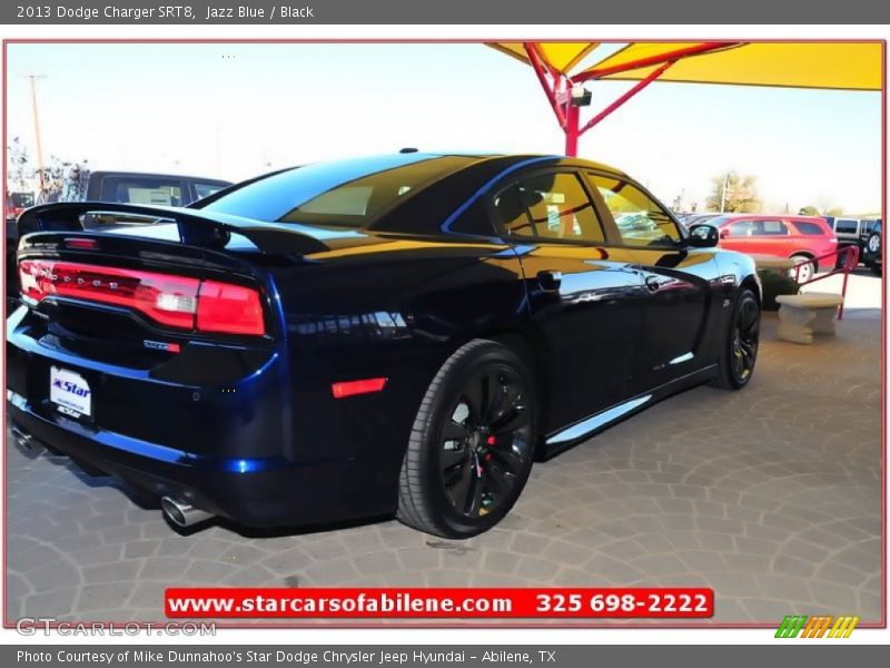 Jazz Blue / Black 2013 Dodge Charger SRT8