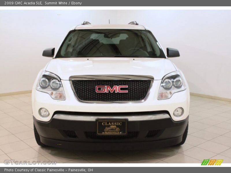 Summit White / Ebony 2009 GMC Acadia SLE