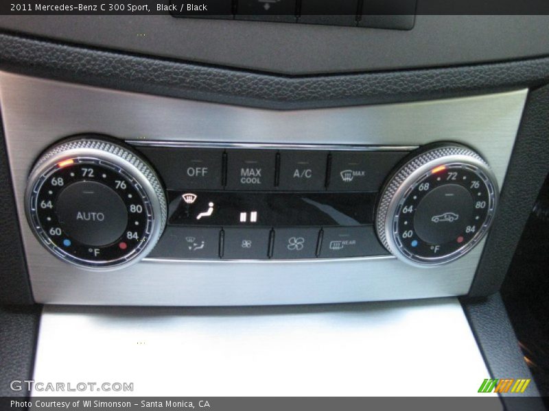 Black / Black 2011 Mercedes-Benz C 300 Sport