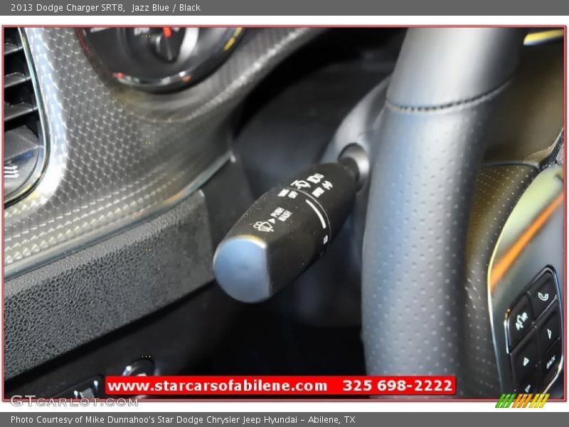 Jazz Blue / Black 2013 Dodge Charger SRT8