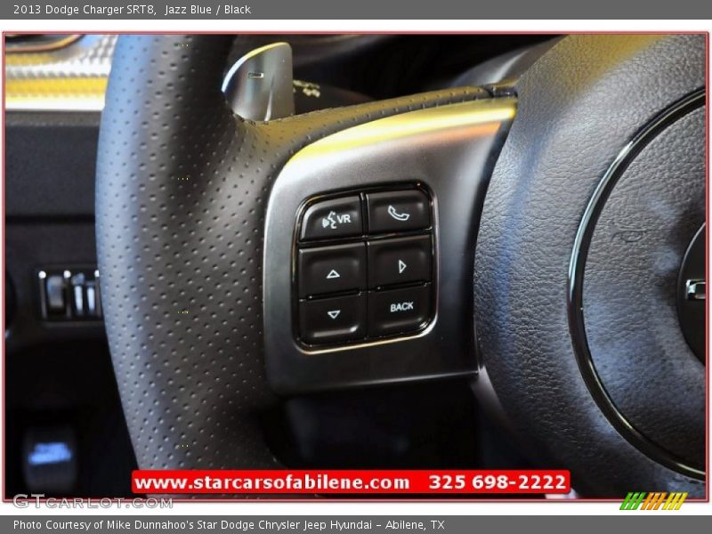 Jazz Blue / Black 2013 Dodge Charger SRT8