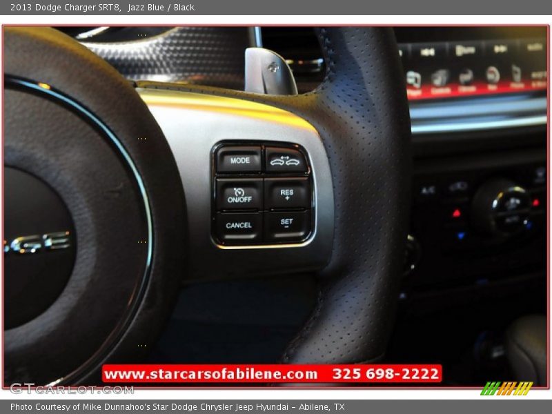 Jazz Blue / Black 2013 Dodge Charger SRT8