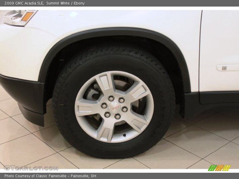 Summit White / Ebony 2009 GMC Acadia SLE