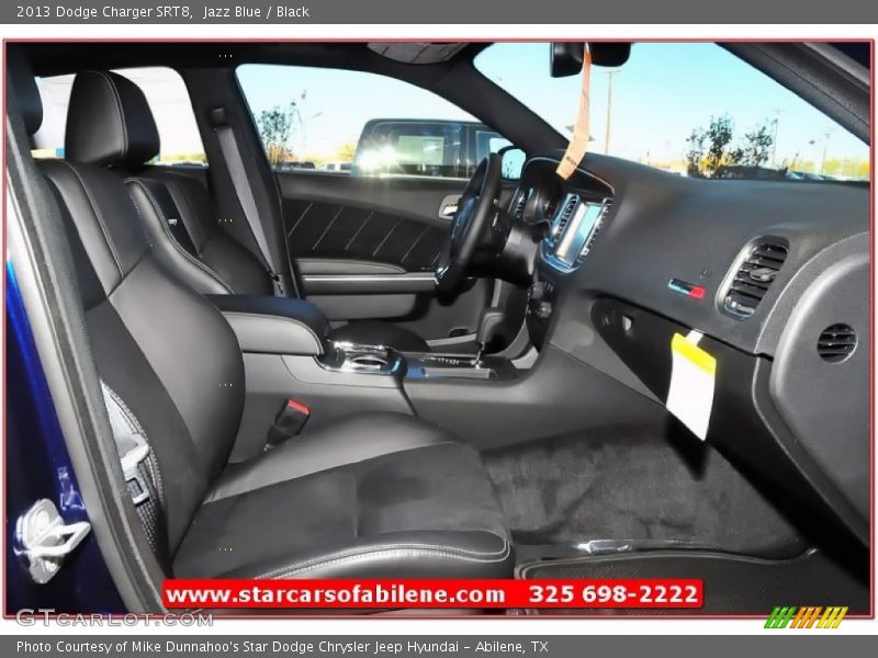 Jazz Blue / Black 2013 Dodge Charger SRT8
