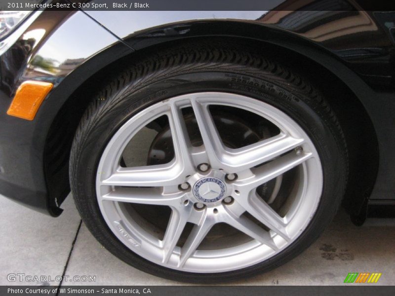 Black / Black 2011 Mercedes-Benz C 300 Sport