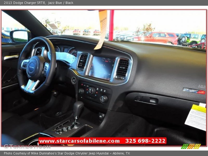 Jazz Blue / Black 2013 Dodge Charger SRT8
