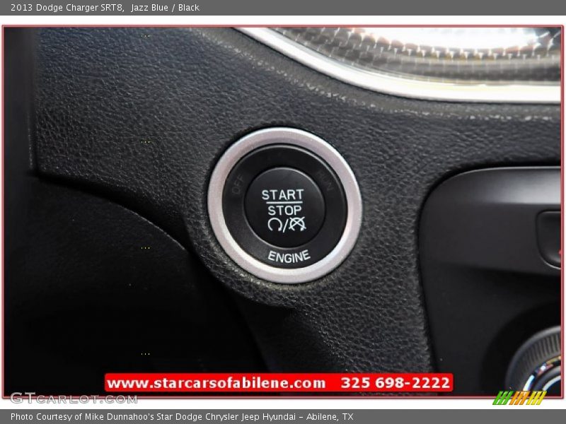 Jazz Blue / Black 2013 Dodge Charger SRT8