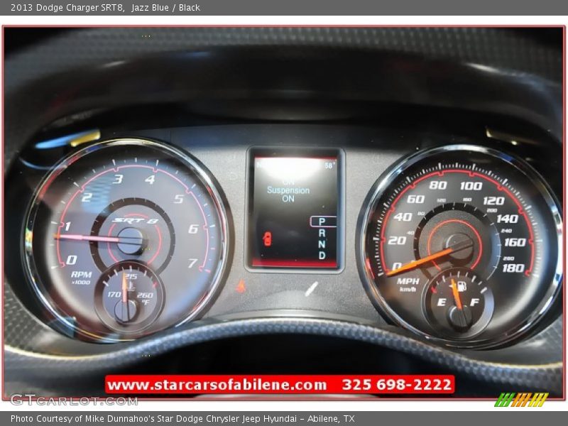 Jazz Blue / Black 2013 Dodge Charger SRT8