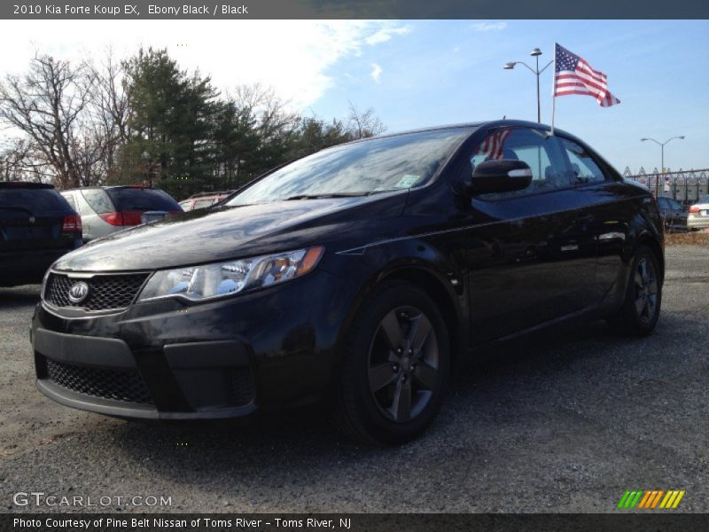 Ebony Black / Black 2010 Kia Forte Koup EX