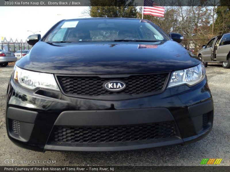 Ebony Black / Black 2010 Kia Forte Koup EX