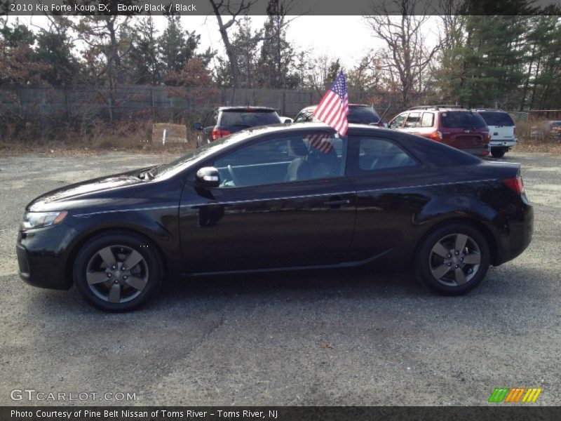Ebony Black / Black 2010 Kia Forte Koup EX