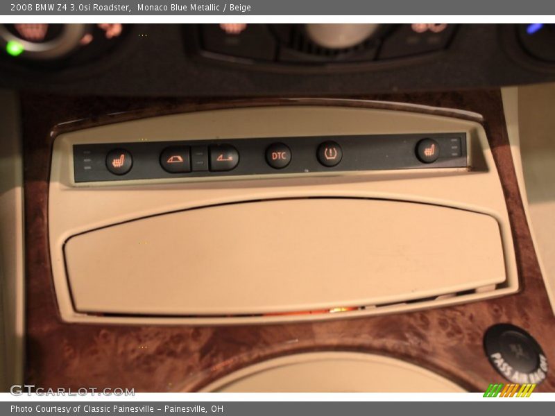 Monaco Blue Metallic / Beige 2008 BMW Z4 3.0si Roadster