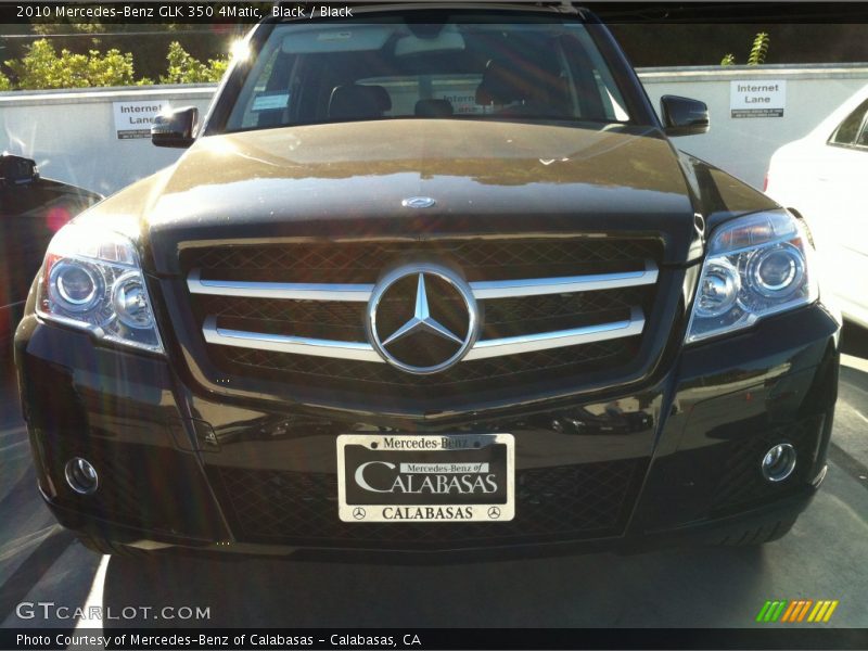 Black / Black 2010 Mercedes-Benz GLK 350 4Matic