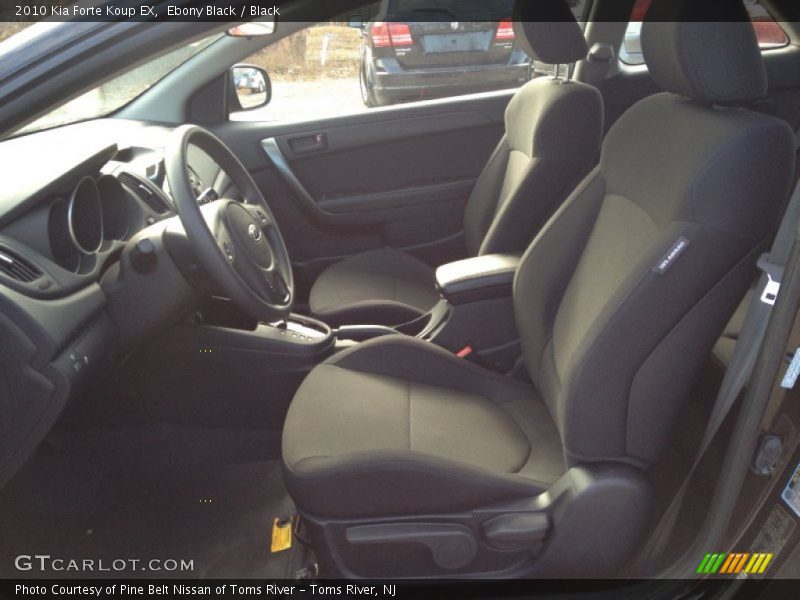 Ebony Black / Black 2010 Kia Forte Koup EX
