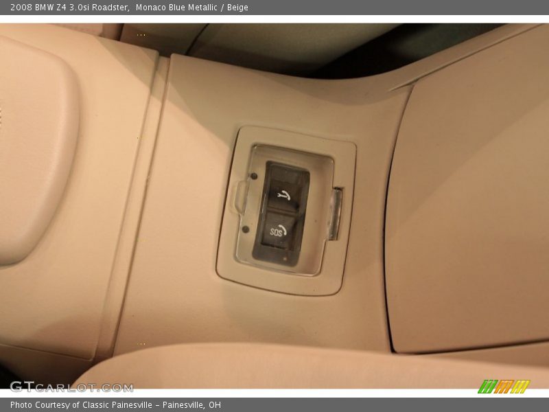 Monaco Blue Metallic / Beige 2008 BMW Z4 3.0si Roadster