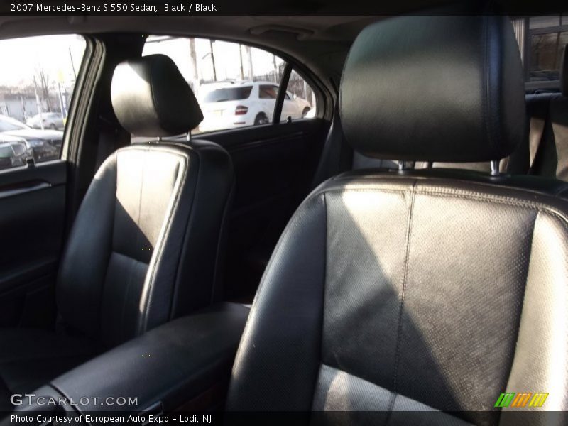 Black / Black 2007 Mercedes-Benz S 550 Sedan