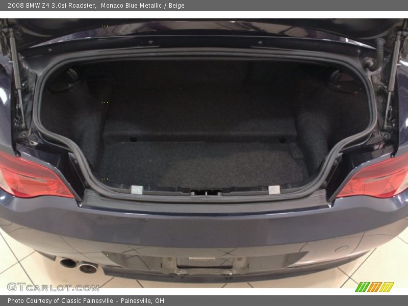  2008 Z4 3.0si Roadster Trunk